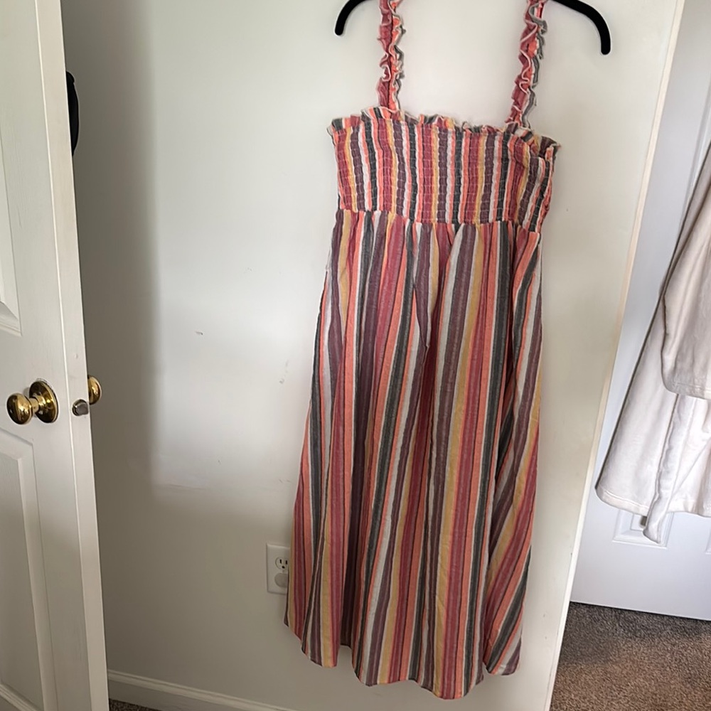 Striped Sleeveless Maternity or Nursing Dress